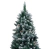 Sapin de Noël avec pommes de pin et neige blanche 180 cm 509589509589
