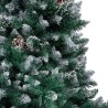 Sapin de Noël avec pommes de pin et neige blanche 180 cm 509589509589