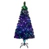 Sapin de Noël artificiel avec support vert 150 cm fibre optique 509593509593