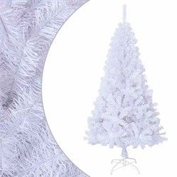 Arbre de Noël artificiel avec branches épaisses blanc 150cm PVC 509594509594