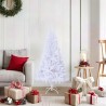 Arbre de Noël artificiel avec branches épaisses blanc 150cm PVC 509594509594