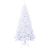 Arbre de Noël artificiel avec branches épaisses blanc 210cm PVC 509596509596