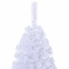Arbre de Noël artificiel avec branches épaisses blanc 210cm PVC 509596509596