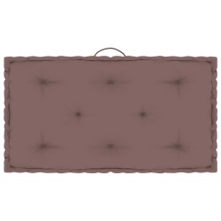 Coussin de plancher de palette Taupe 73x40x7 cm Coton 509687509687