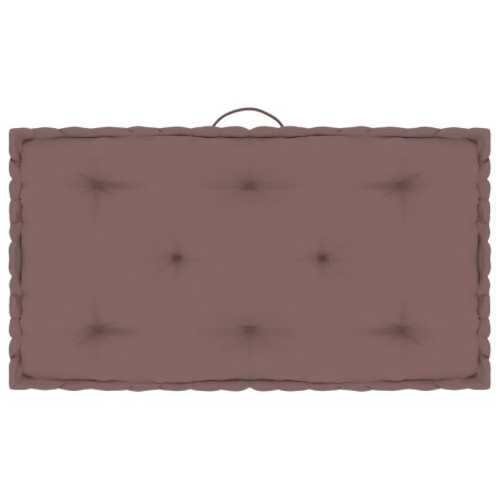 Coussin de plancher de palette Taupe 73x40x7 cm Coton 509687509687