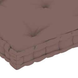 Coussin de plancher de palette Taupe 73x40x7 cm Coton 509687509687