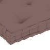 Coussin de plancher de palette Taupe 73x40x7 cm Coton 509687509687