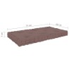 Coussin de plancher de palette Taupe 73x40x7 cm Coton 509687509687