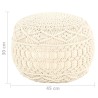 Pouf fait à la main en macramé 45x30 cm Coton 509688509688