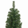 Sapin de Noël artificiel mince avec support vert 180 cm PVC 509762509762