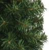 Sapin de Noël artificiel mince avec support vert 150 cm PVC 509763509763
