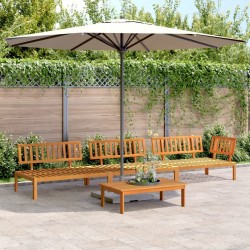 Salon palette de jardin 4 pcs bois d'acacia massif 509766509766