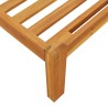 Canapés centraux palette de jardin et coussins 2pcs bois acacia 509768509768