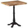 Table de bistro 60x60x77 cm Bois de manguier brut  509801509801