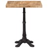 Table de bistro 60x60x77 cm Bois de manguier brut  509801509801