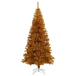 Sapin de Noël artificiel avec support Doré 180 cm PET 509852509852