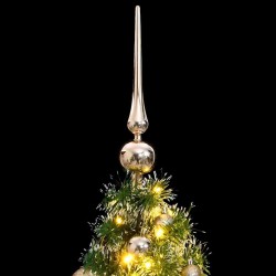 Sapin de Noël artificiel 150 LED&boules&neige floquée 150 cm 509853509853