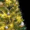 Sapin de Noël artificiel 150 LED&boules&neige floquée 150 cm 509853509853