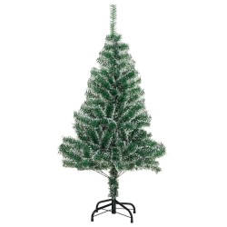 Sapin de Noël artificiel 150 LED&boules&neige floquée 150 cm 509853509853