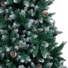 Sapin de Noël avec pommes de pin et neige blanche 210 cm 509870509870