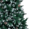 Sapin de Noël avec pommes de pin et neige blanche 240 cm 509874509874
