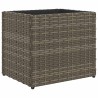 Jardinières 2 pcs gris 36x30x32 cm résine tressée 509884509884
