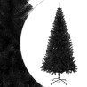 Sapin de Noël artificiel avec support noir 210 cm PVC 509890509890