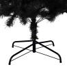 Sapin de Noël artificiel avec support noir 210 cm PVC 509890509890