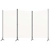 Cloison de séparation 3 panneaux Blanc 260x180 cm Tissu 509891509891