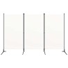 Cloison de séparation 3 panneaux Blanc 260x180 cm Tissu 509891509891