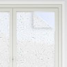 Films pour fenêtre 2 pcs dépoli motif de fleur PVC 509896509896
