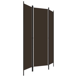 Cloison de séparation 3 panneaux Marron 150x180 cm  509897509897