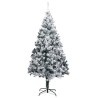 Sapin de Noël artificiel avec neige floquée vert 180 cm PVC 509898509898