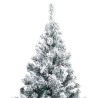 Sapin de Noël artificiel avec neige floquée vert 180 cm PVC 509898509898