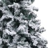 Sapin de Noël artificiel avec neige floquée vert 180 cm PVC 509898509898