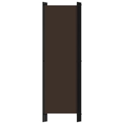 Cloison de séparation 4 panneaux Marron 200x180 cm 509901509901
