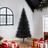 Sapin de Noël artificiel avec support noir 180 cm PVC 509907509907