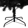 Sapin de Noël artificiel avec support noir 180 cm PVC 509907509907