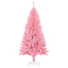 Sapin de Noël artificiel avec support rose 150 cm PVC 509911509911