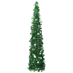 Sapin de Noël artificiel escamotable vert 180 cm PET 509912509912