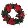 Couronne de Noël avec lumières LED vert 60 cm PVC 509915509915