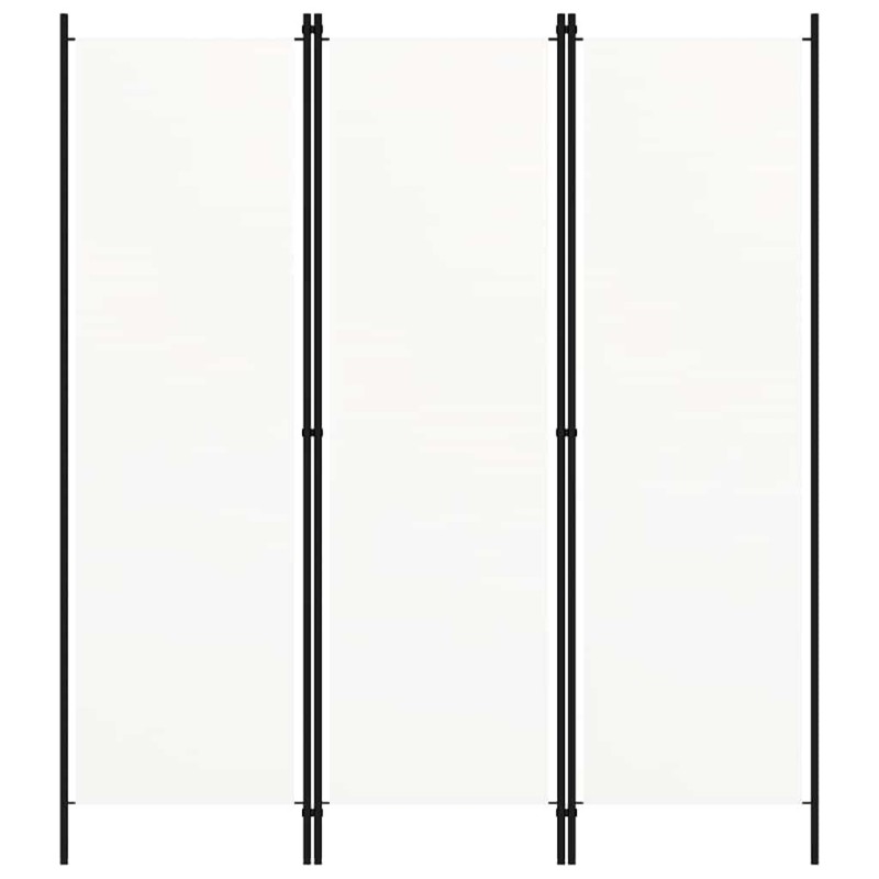 Cloison de séparation 3 panneaux Blanc 150x180 cm 509919509919