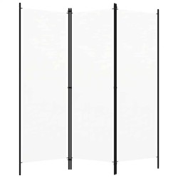 Cloison de séparation 3 panneaux Blanc 150x180 cm 509919509919