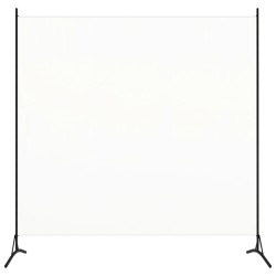 Cloison de séparation blanc 175x180 cm tissu 509923509923