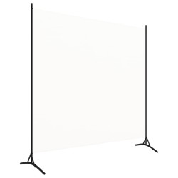 Cloison de séparation blanc 175x180 cm tissu 509923509923