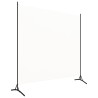 Cloison de séparation blanc 175x180 cm tissu 509923509923