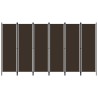 Cloison de séparation 6 panneaux Marron 300x180 cm 509925509925