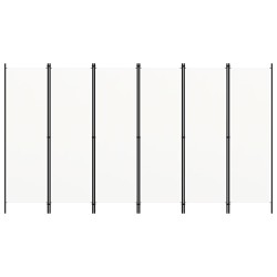 Cloison de séparation 6 panneaux Blanc 300x180 cm  509927509927