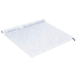 Films pour fenêtre 4 pcs dépoli motif de fleur PVC 509933509933