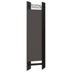 Cloison de séparation 6 panneaux Anthracite 240x180 cm 509935509935